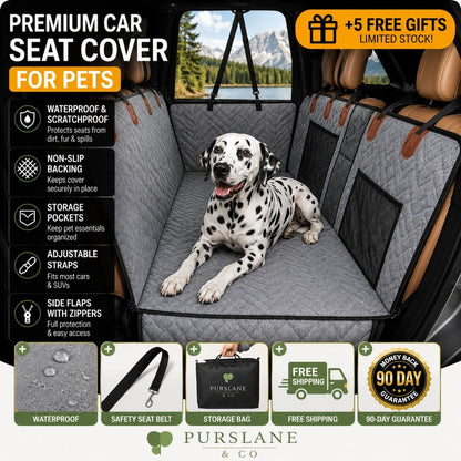 RoadNest™ - The Waterproof Hammock Seat Cover Built for Big Dogs