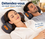 Cervéa™ utilisé allongé, séance de relâchement de la nuque