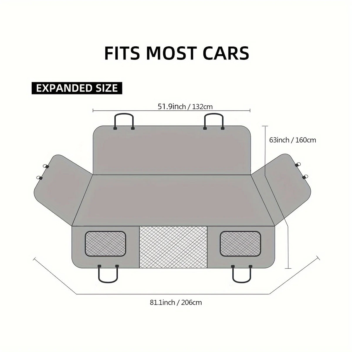 RoadNest hammock cover with side flaps protecting the doors